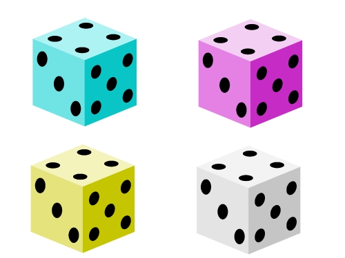 Game dice set