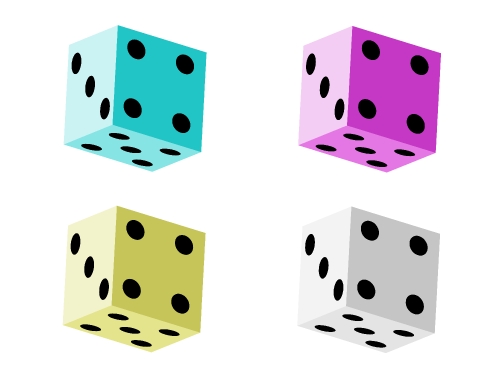 Game dice set