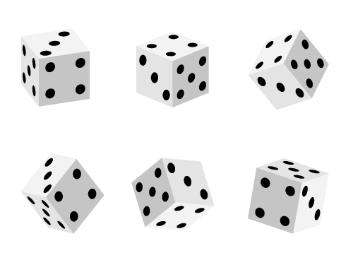 Game dice set