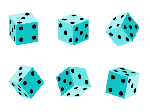 Game dice set