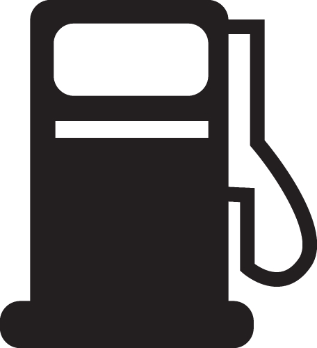 Gas pump oil station icon