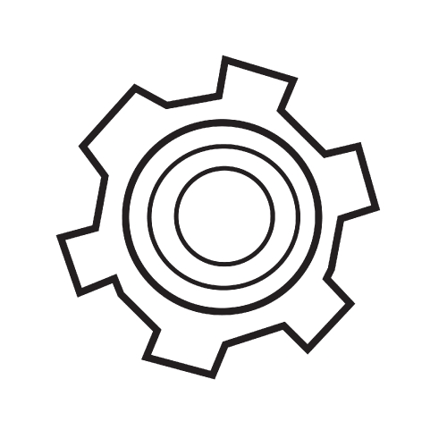 Gear icon , Cogwheel icon , development icon