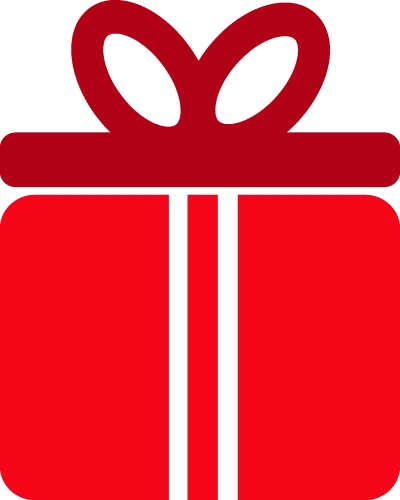Gift box sign icon sign symbol design