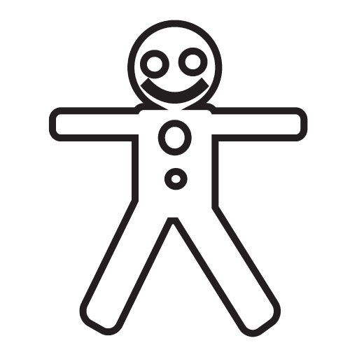 Gingerbread Man Icon