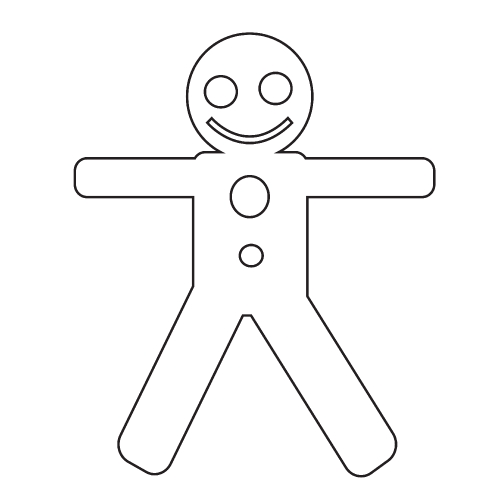 Gingerbread Man Icon