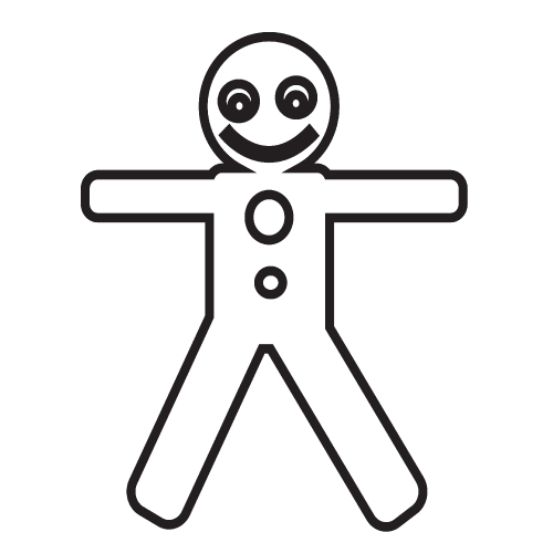 Gingerbread Man Icon