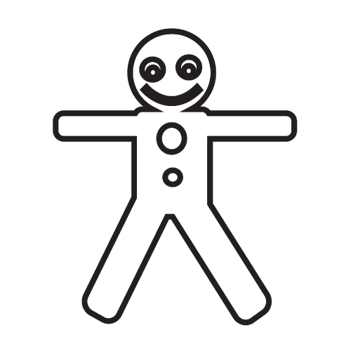 Gingerbread Man Icon