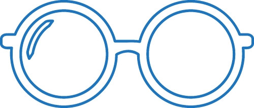 Glasses icon sign symbol design