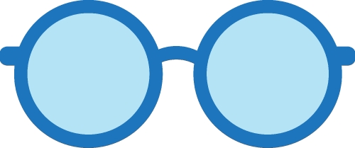 Glasses icon sign symbol design