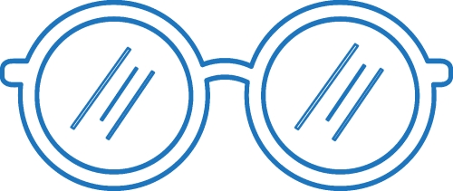 Glasses icon sign symbol design