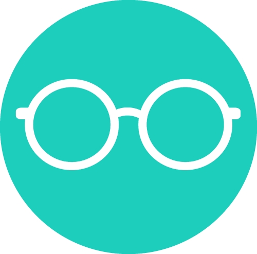 Glasses icon sign symbol design