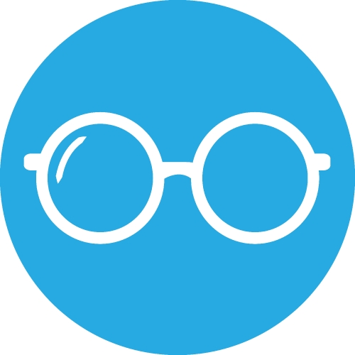 Glasses icon sign symbol design