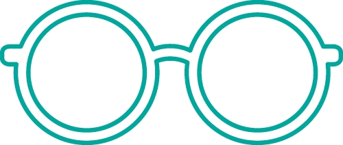 Glasses icon sign symbol design