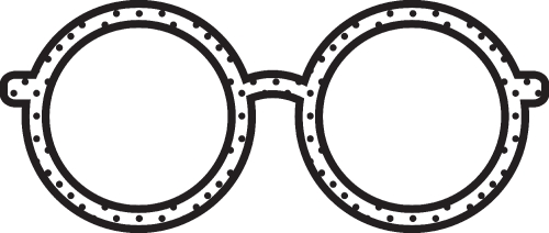 Glasses icon sign symbol design