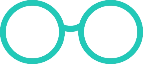 Glasses icon sign symbol design