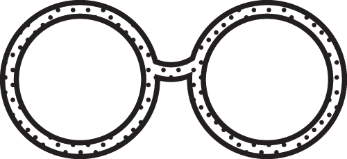 Glasses icon sign symbol design