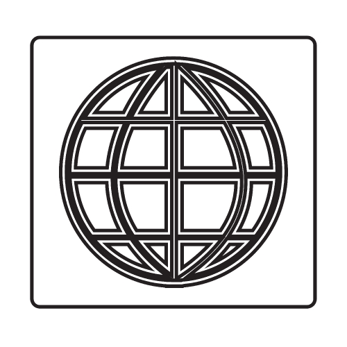 Globe earth icon