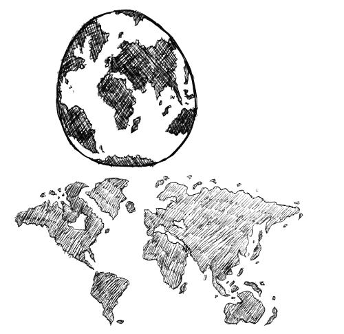 Globe earth icons themes idea design