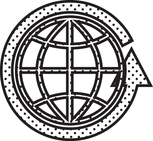 Globe icon sign symbol design