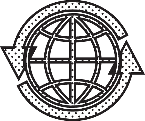 Globe icon sign symbol design