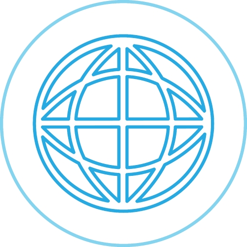 Globe icon world sign symbol design
