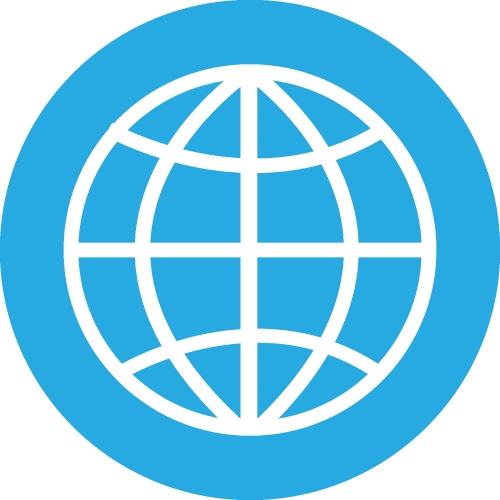 Globe icon world sign symbol design