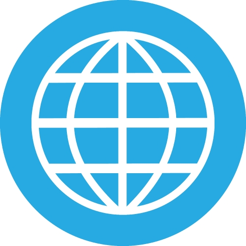 Globe icon world sign symbol design