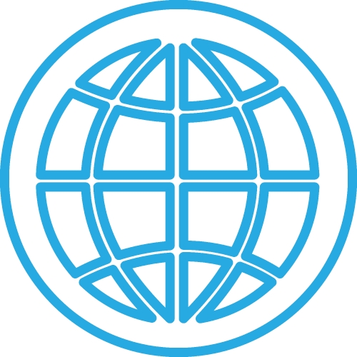 Globe icon world sign symbol design