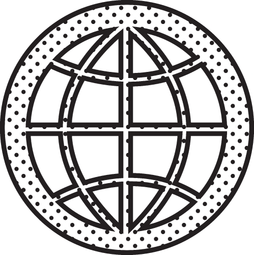 Globe icon world sign symbol design