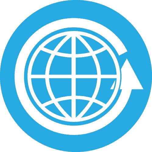 Globe icon world sign symbol design