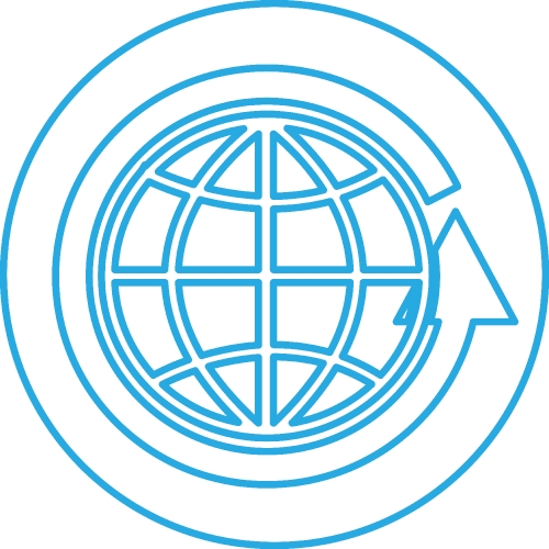 Globe icon world sign symbol design