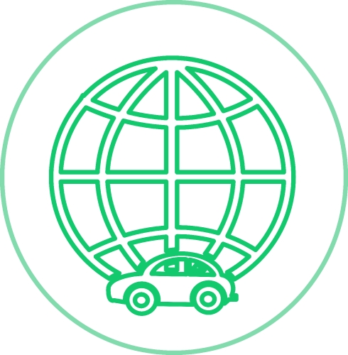 Globe icon world sign symbol design