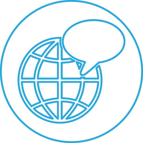 Globe icon world sign symbol design