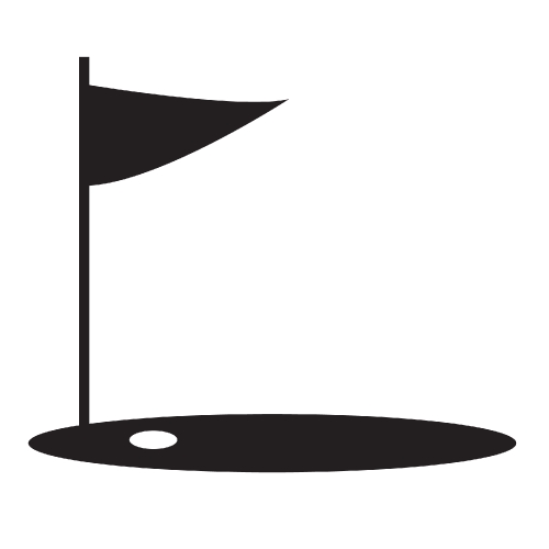Golf sign icon