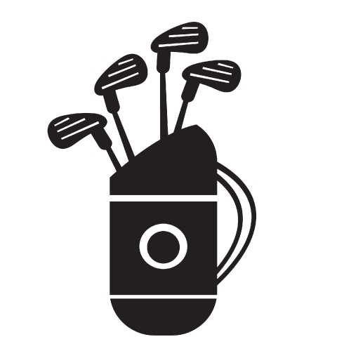 Golf sign icon