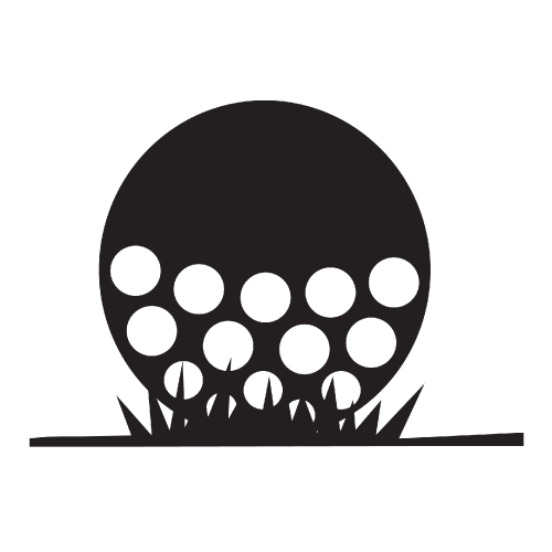 Golf vector icon