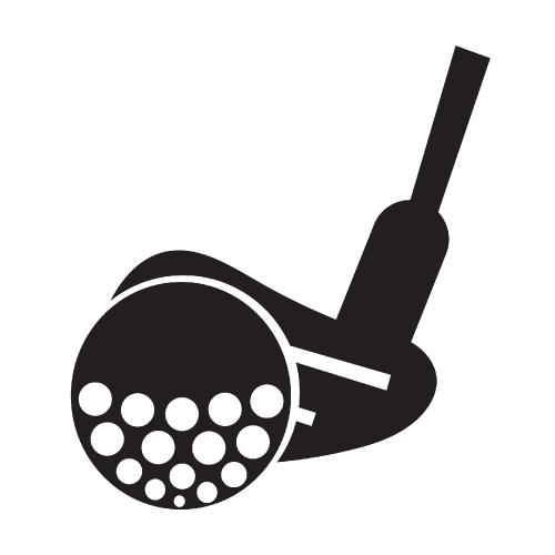 Golf vector icon