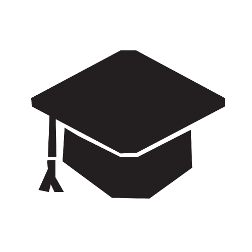 Graduation cap icon