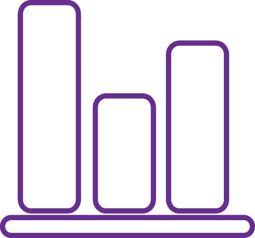 Graph chart icon sign design