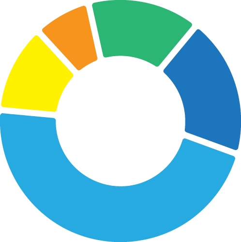 Graph chart icon sign design