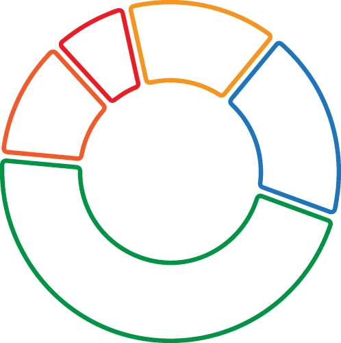 Graph chart icon sign design