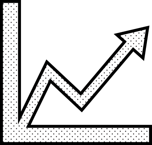 Graph chart icon sign symbol design