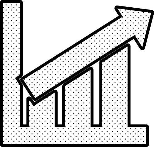 Graph chart icon sign symbol design