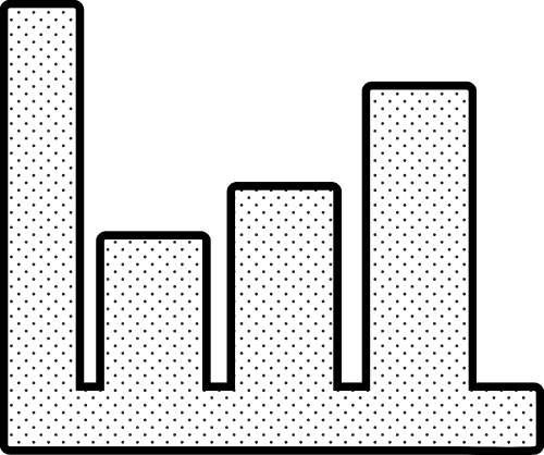 Graph chart icon sign symbol design