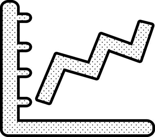 Graph chart icon sign symbol design