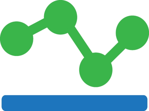 Graph chart icon sign symbol design