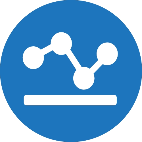 Graph chart icon sign symbol design