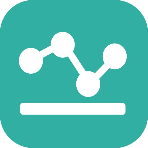 Graph chart icon sign symbol design