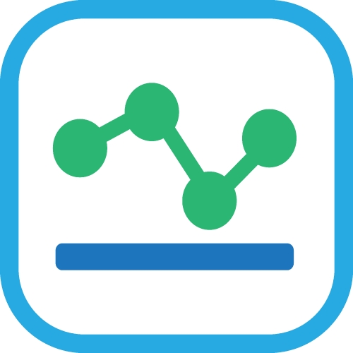 Graph chart icon sign symbol design