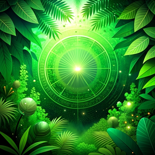 Green aesthetic background abstract wallpaper design